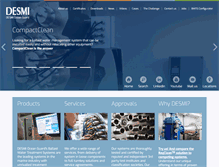 Tablet Screenshot of desmioceanguard.com
